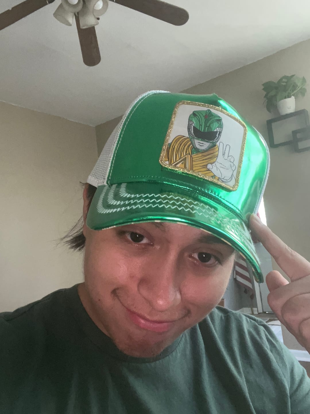 Customer photo review of OVERLORD X Power Rangers: Green Ranger Trucker Cap