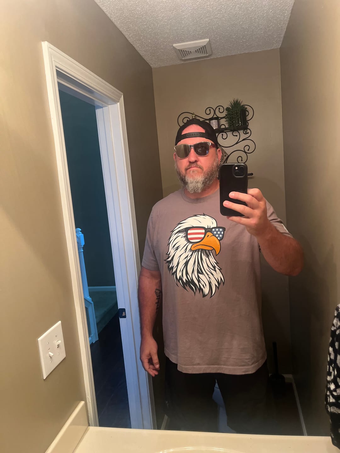 Customer photo review of Merican Eagle Shirt