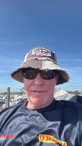 Customer photo review of Patchwork Diamond Bucket Hat