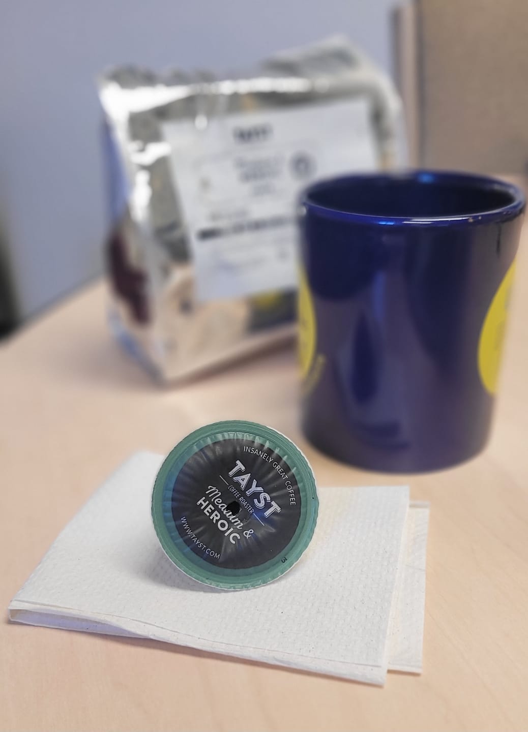 Customer photo review of Medium & Heroic Coffee Pods