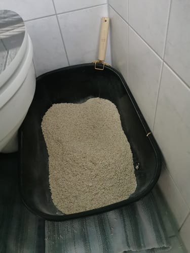 Customer photo review of Naturreines Katzenstreu