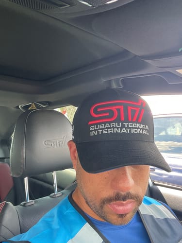 Customer photo review of Subaru WRX STI A-Frame Cap