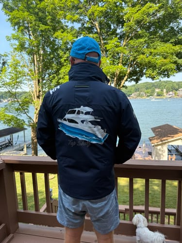 Customer photo review of Custom Digital Boat Artwork