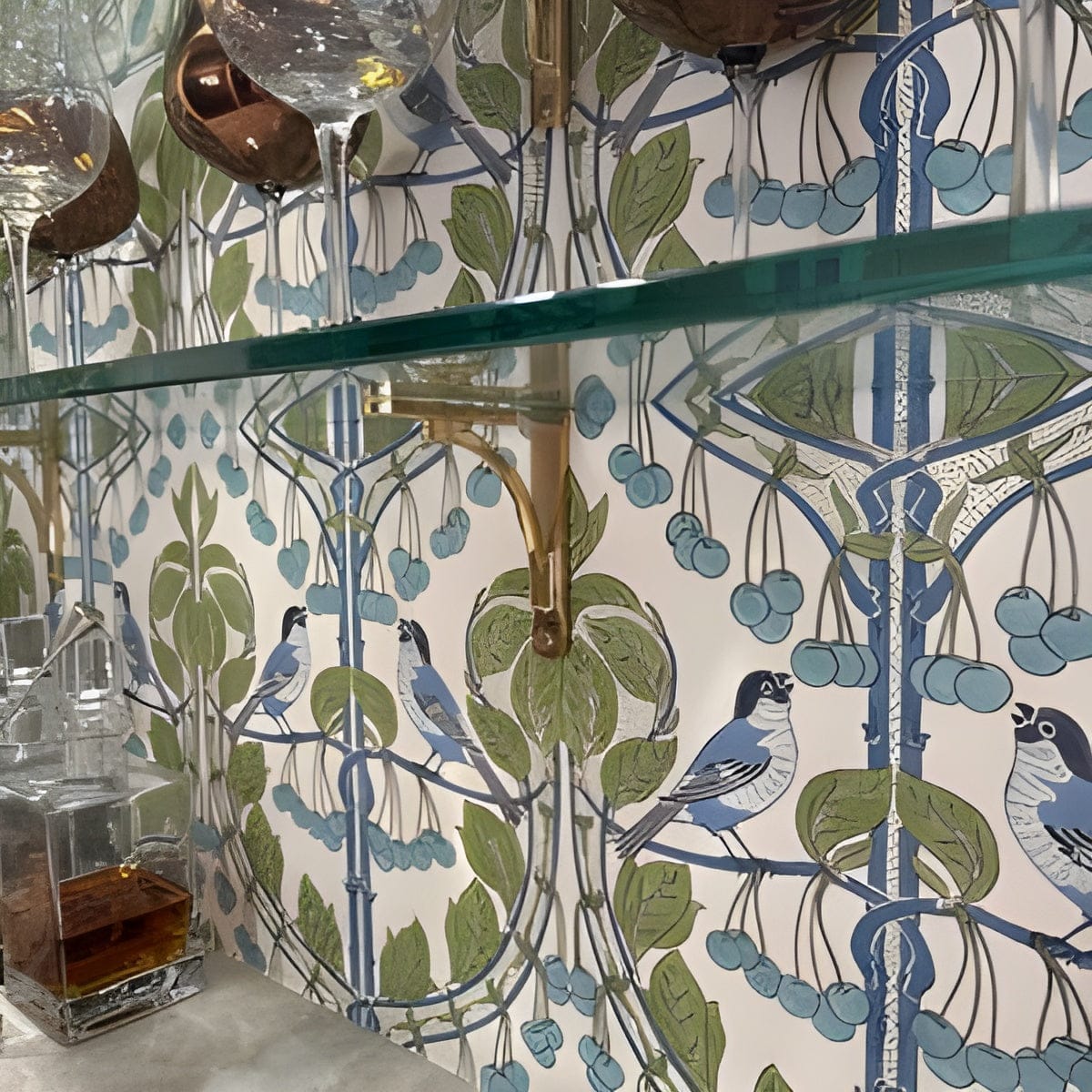 Customer photo review of Minimalist Shelf Bracket - Unlacquered Brass Polished