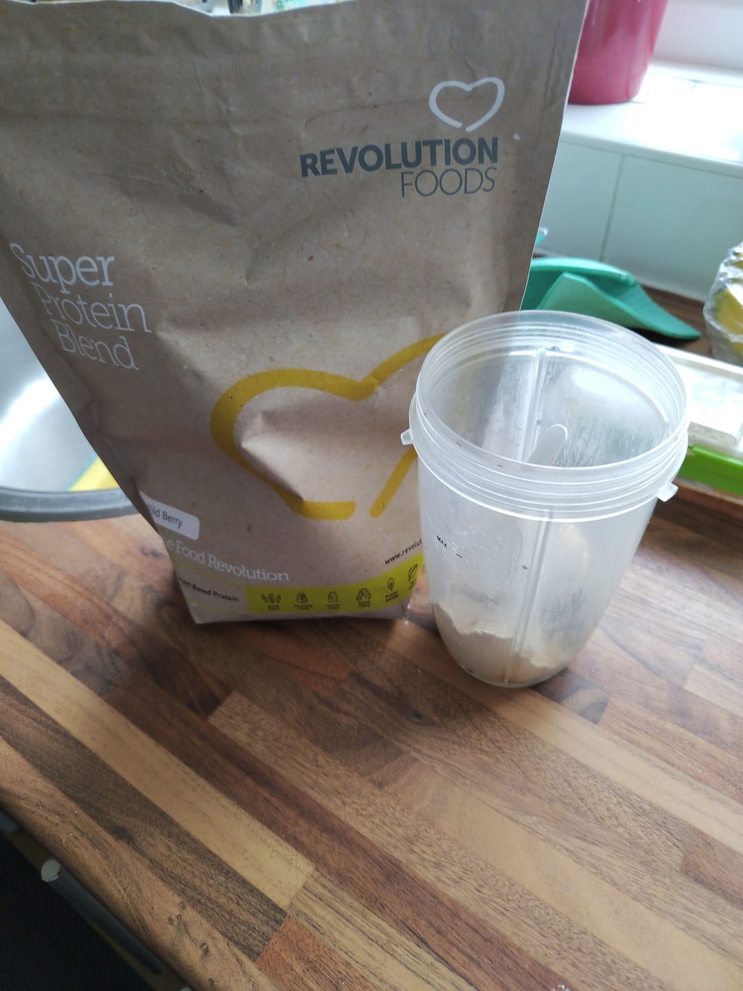 Customer photo review of Superblend Protein Powder