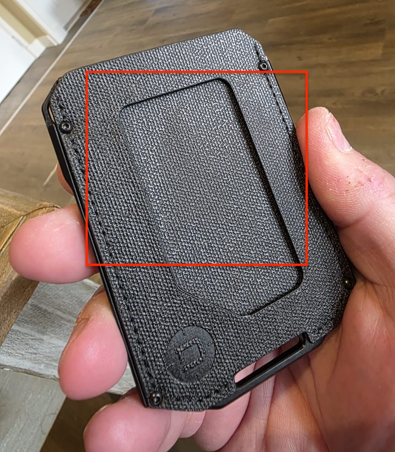 Customer photo review of M4 MAVERICK™ RAIL WALLET with TITANIUM CLIP
