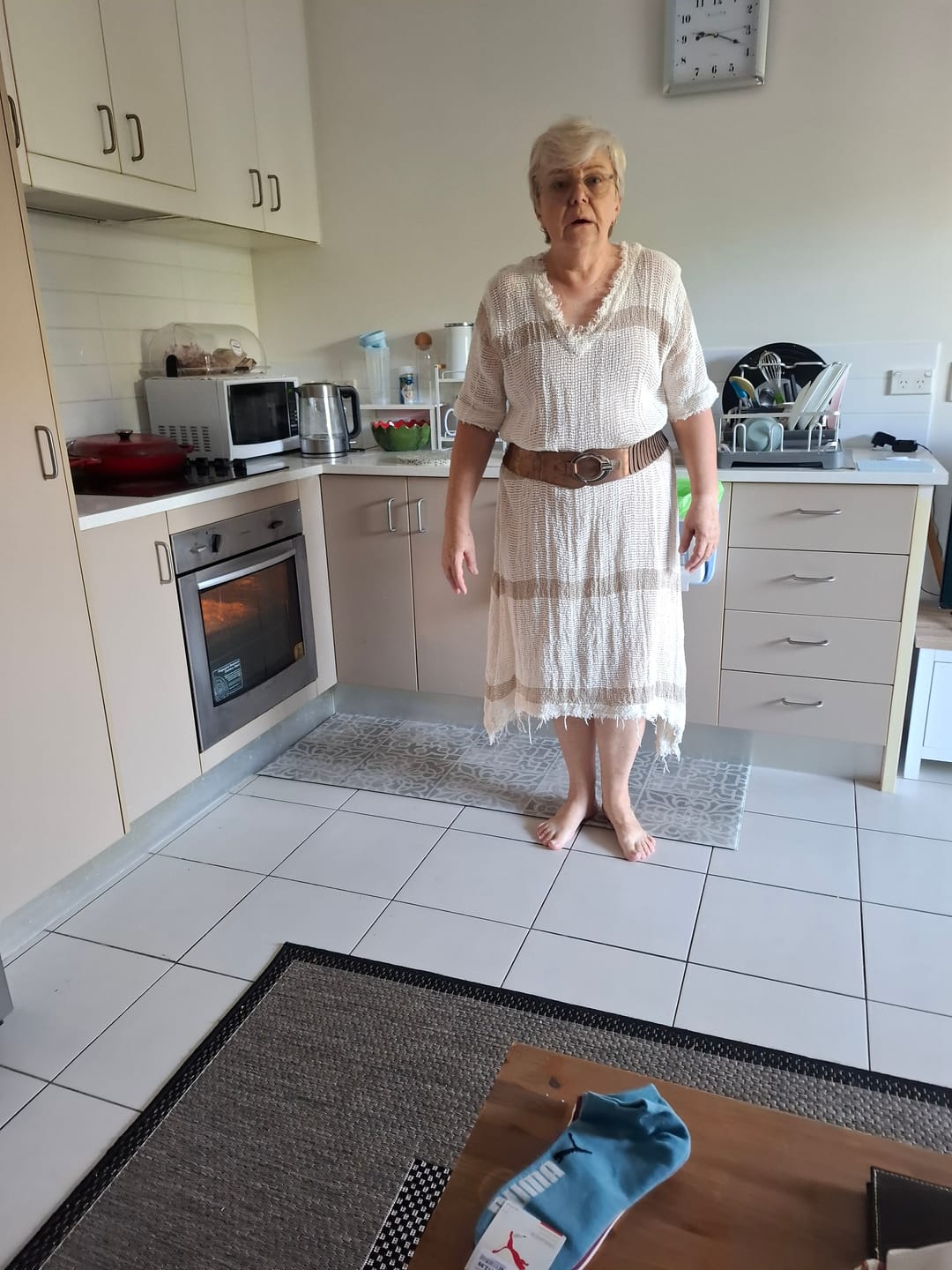 Customer photo review of Elizabeth Cotton Dress in Cream
