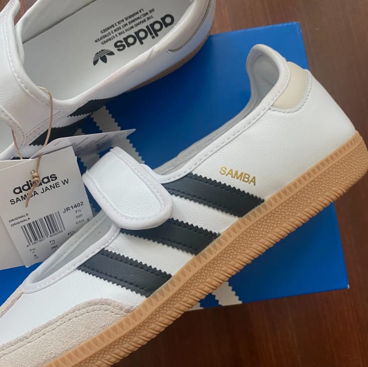 Customer photo review of Adidas Samba Jane 'White Black Gum' – Women’s