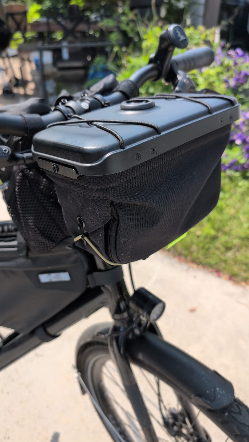 Customer photo review of The Handlebar Bag