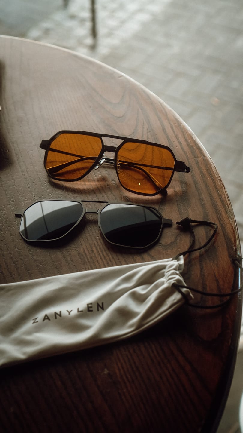 Customer photo review of Stallone | Magnetic Clip-on Eyeglasses Sunglasses | ZanyLen New Arrival 2025