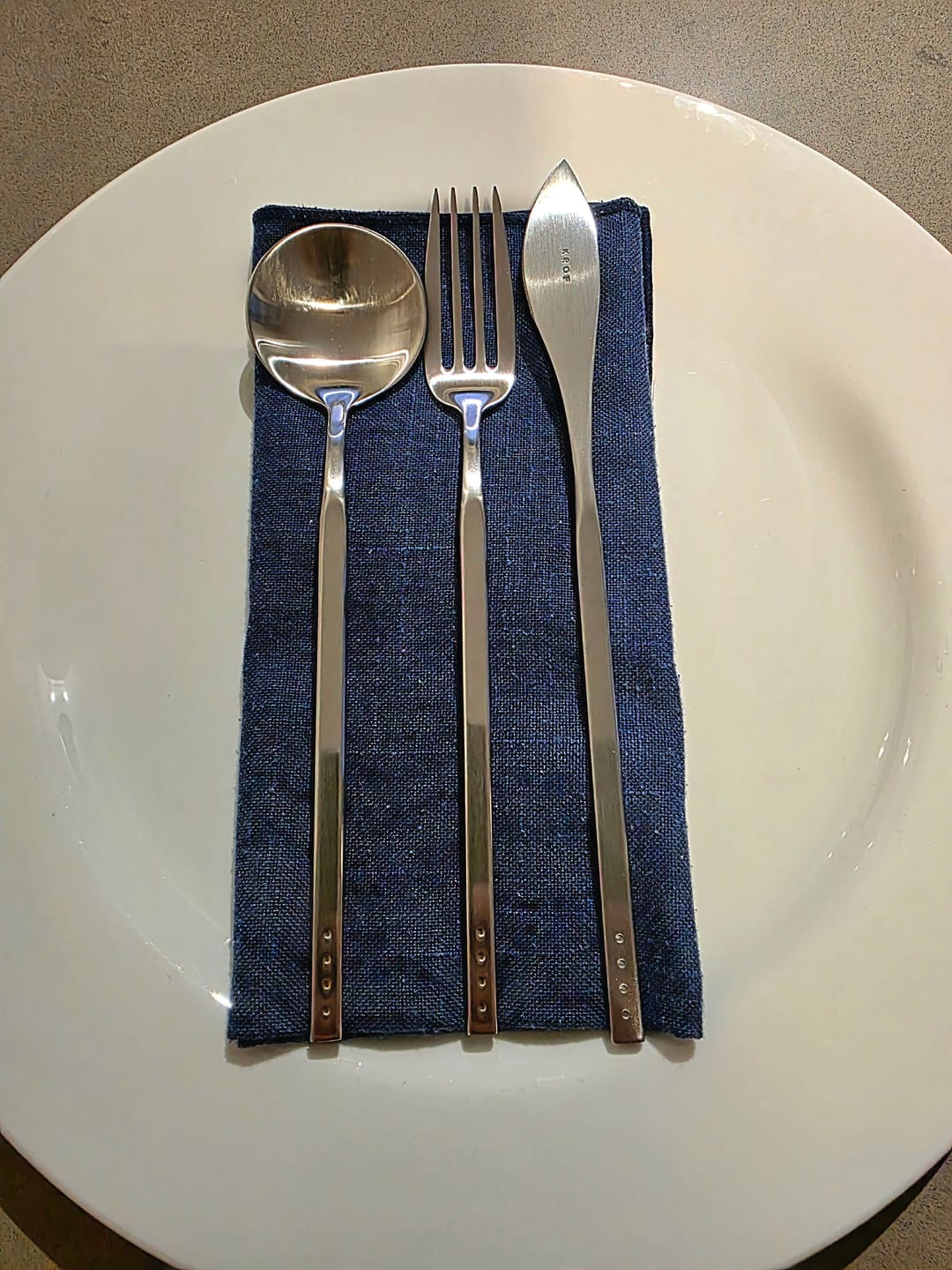 Customer photo review of Brushed Silver — 8pc Cutlery Gift Set