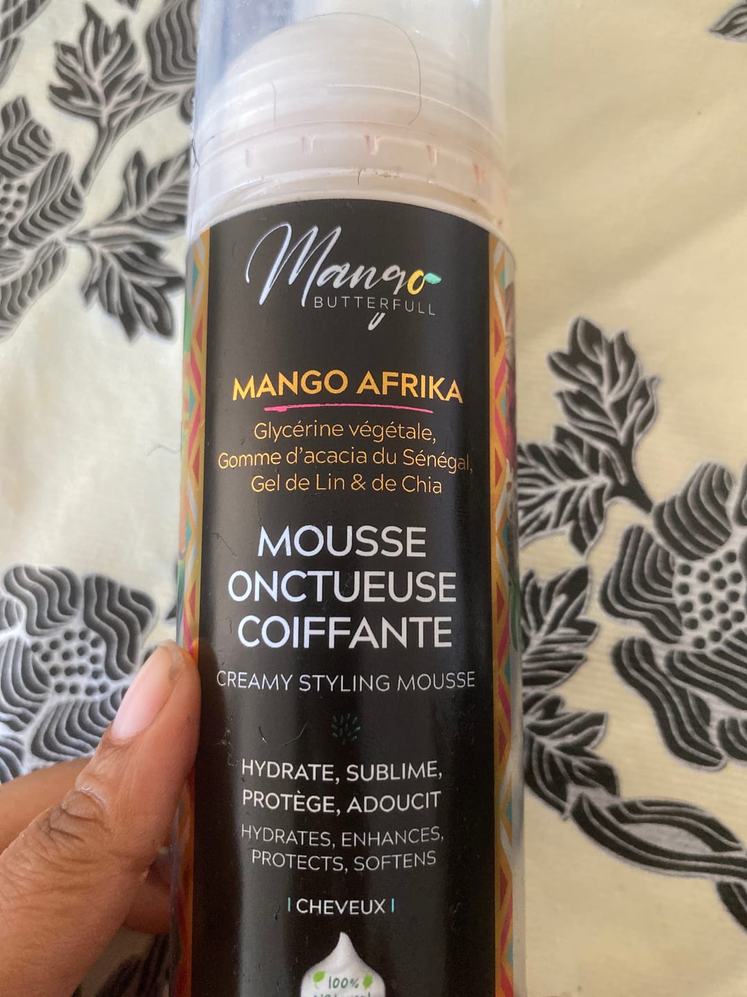 Customer photo review of Mousse coiffante onctueuse - MANGO AFRIKA