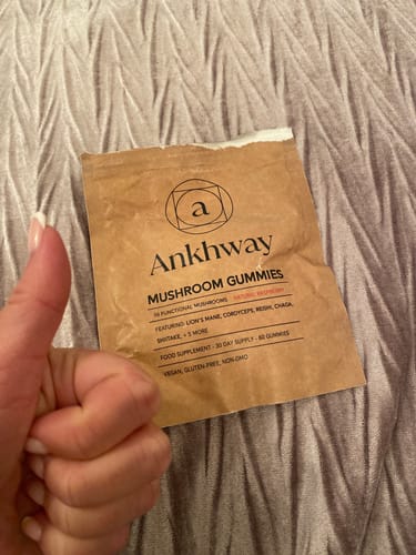 Customer photo review of 2-Month Mushroom Gummies