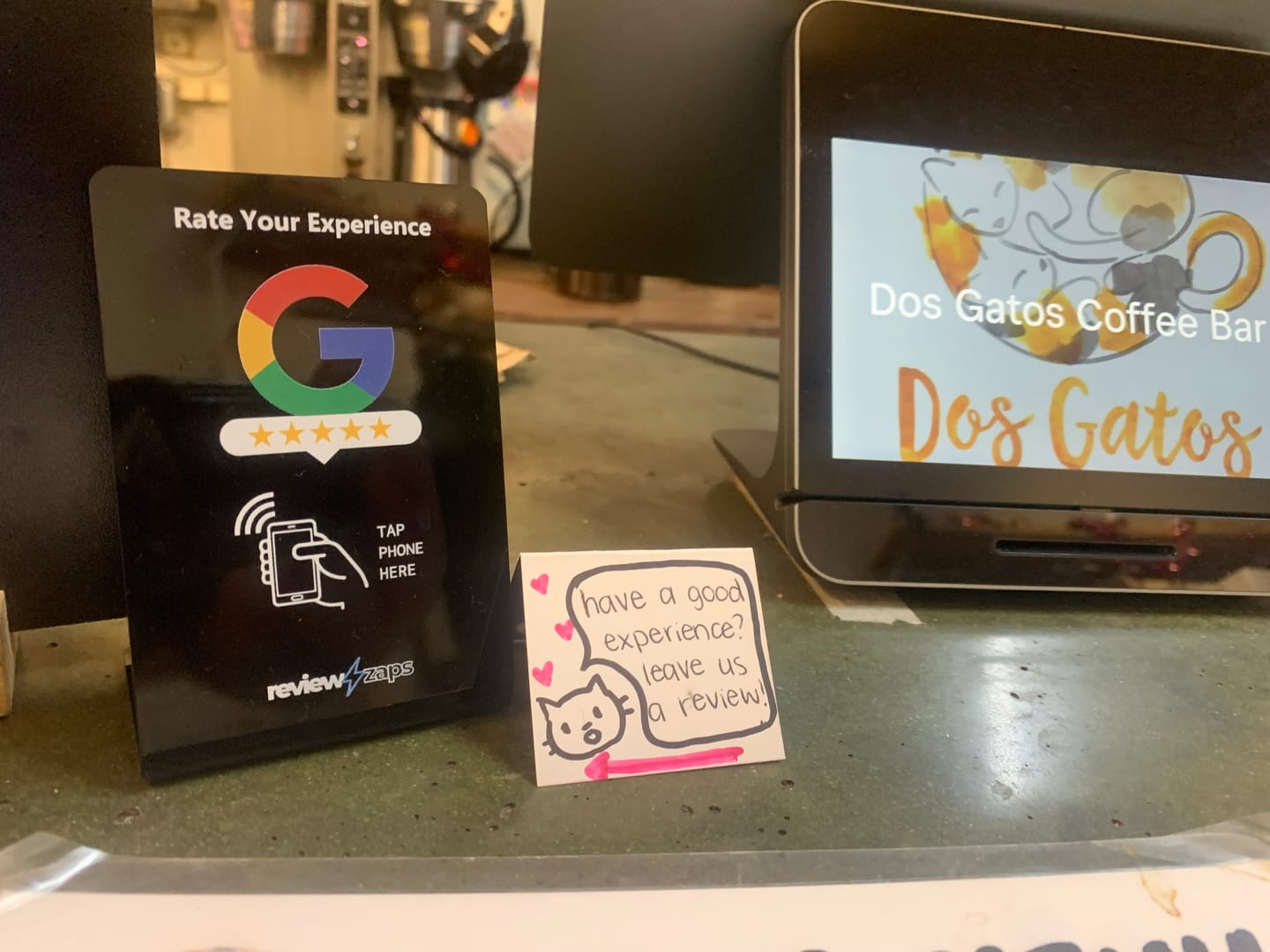 Customer photo review of NFC Google Review Stand