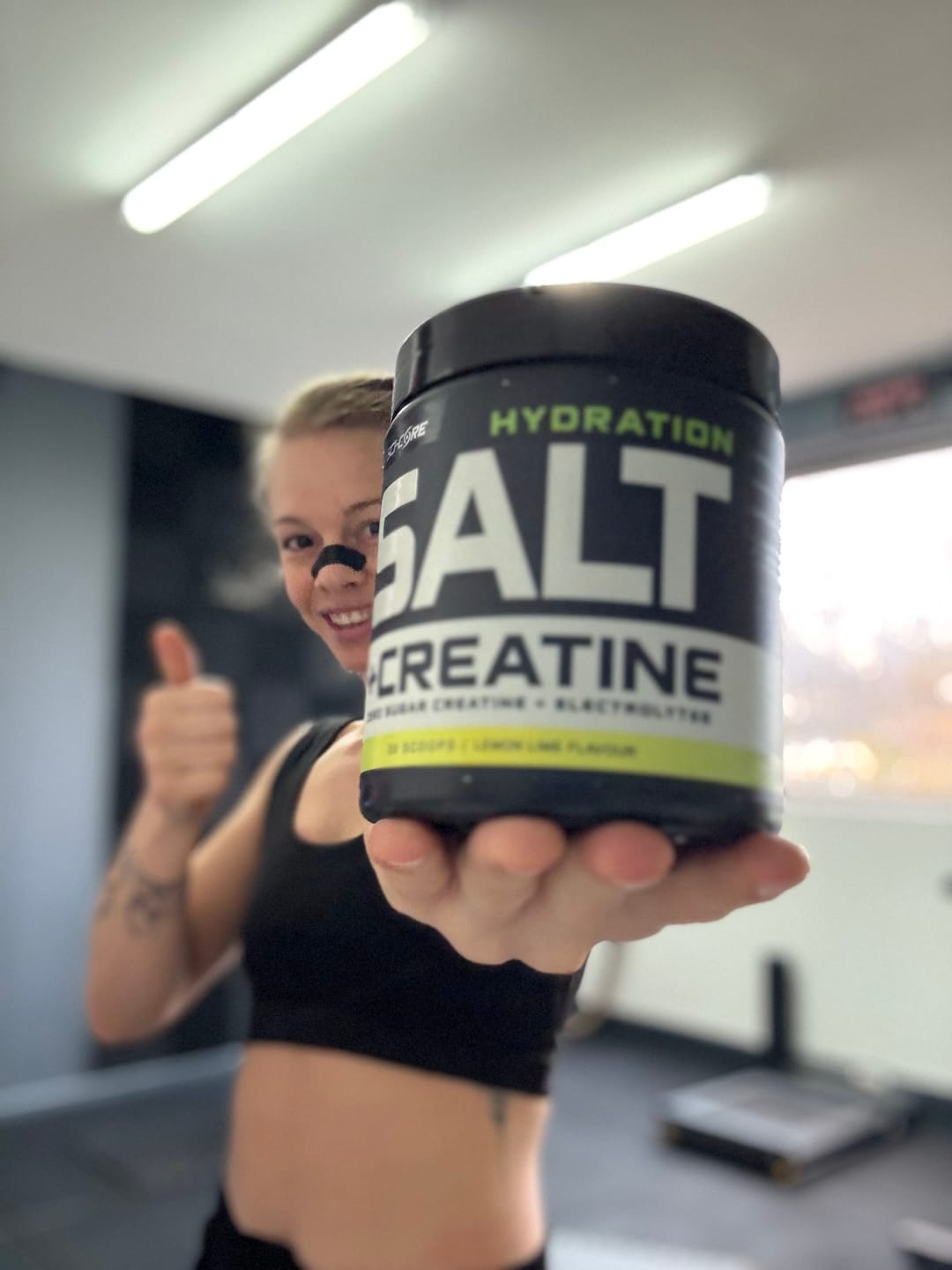Customer photo review of HYDRATION SALT + CREATINE