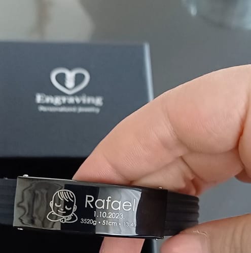 Customer photo review of Bracelet Atlas: Newborn