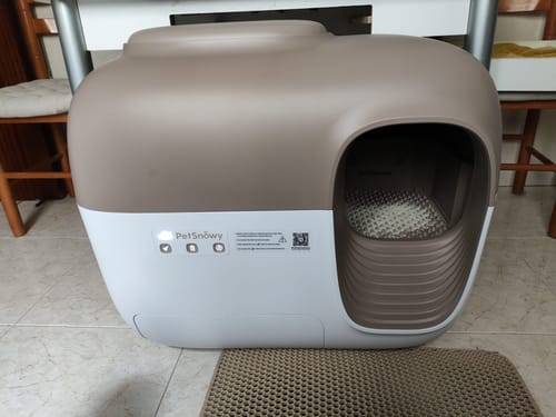 Customer photo review of Self-Cleaning Litter Box