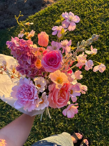 Customer photo review of Pastel Flowers