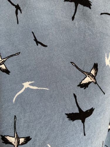 Customer photo review of Birds Dreams Bamboo Poplin Fabric