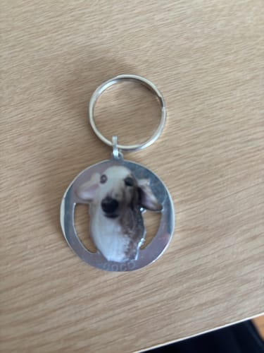 Customer photo review of 本物そっくり！愛犬キーホルダー♪