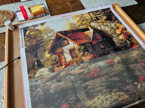 Customer photo review of Diamond Painting sealer
