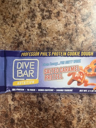 Customer photo review of Imperfect Seal: Salted Caramel Pretzel - 6 Bars