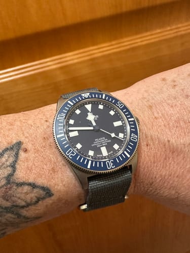 Customer photo review of Glomar Explorer - Hook And Loop Watch Strap