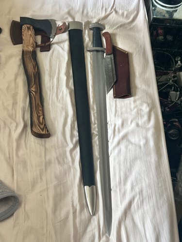 Customer photo review of Viking Five Lobed Sword