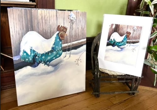 Customer photo review of 8x10 Matting Package Print