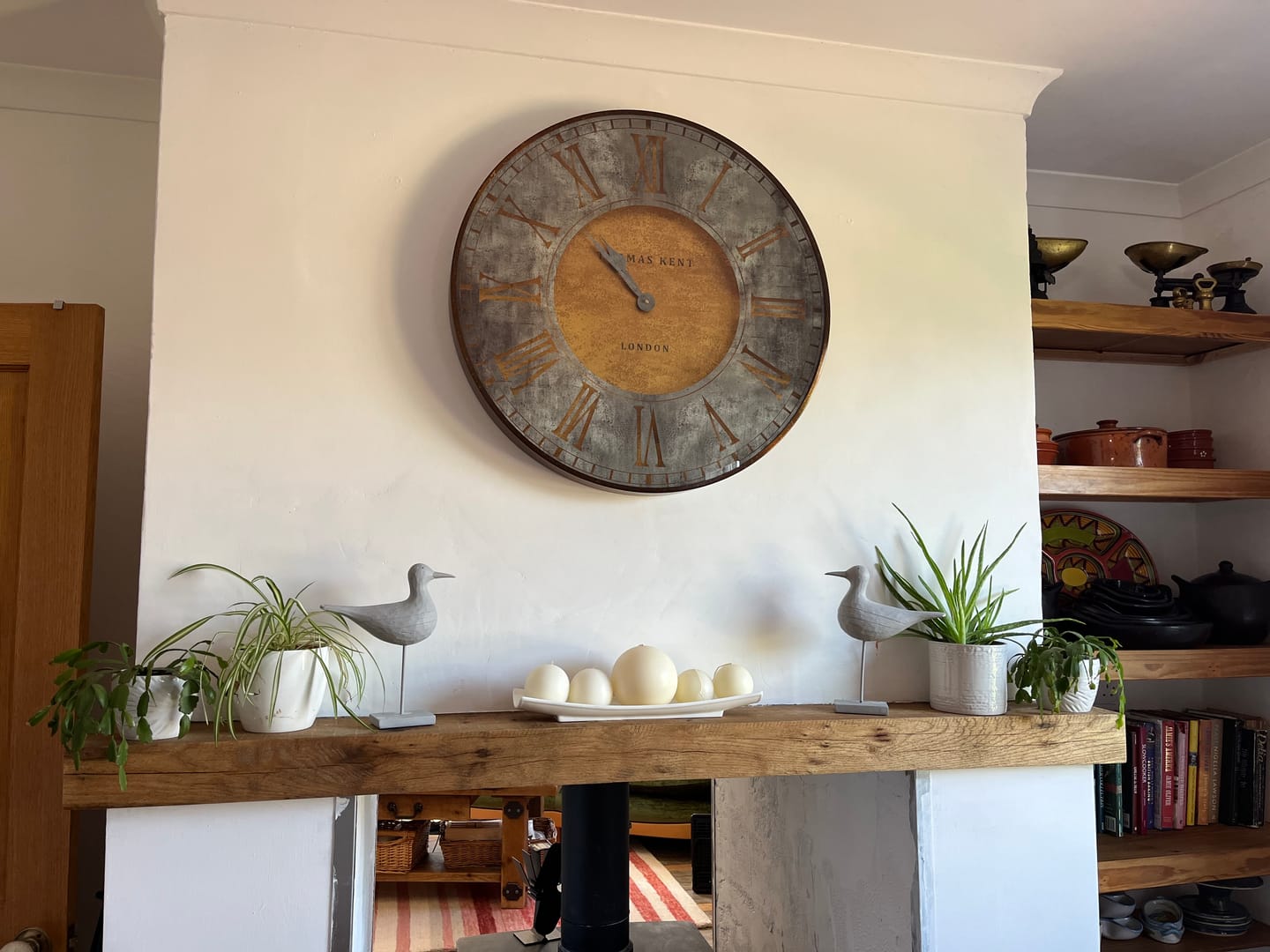 Customer photo review of Thomas Kent London. Florentine Star Wall Clock 30" (74cm) Gold.