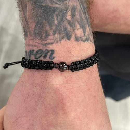 Customer photo review of Personalized Photo Bracelet