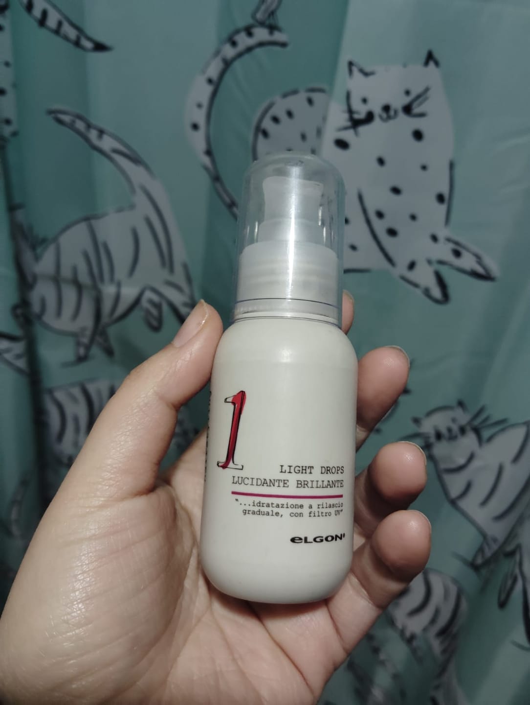 Customer photo review of Sérum Capilar Brillo Light Drops Affixx 1 Elgon