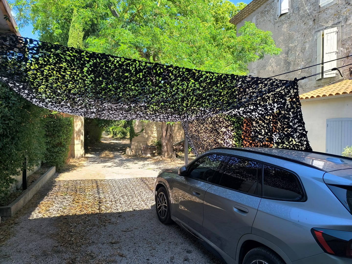 Customer photo review of Filet de camouflage renforcé noir
