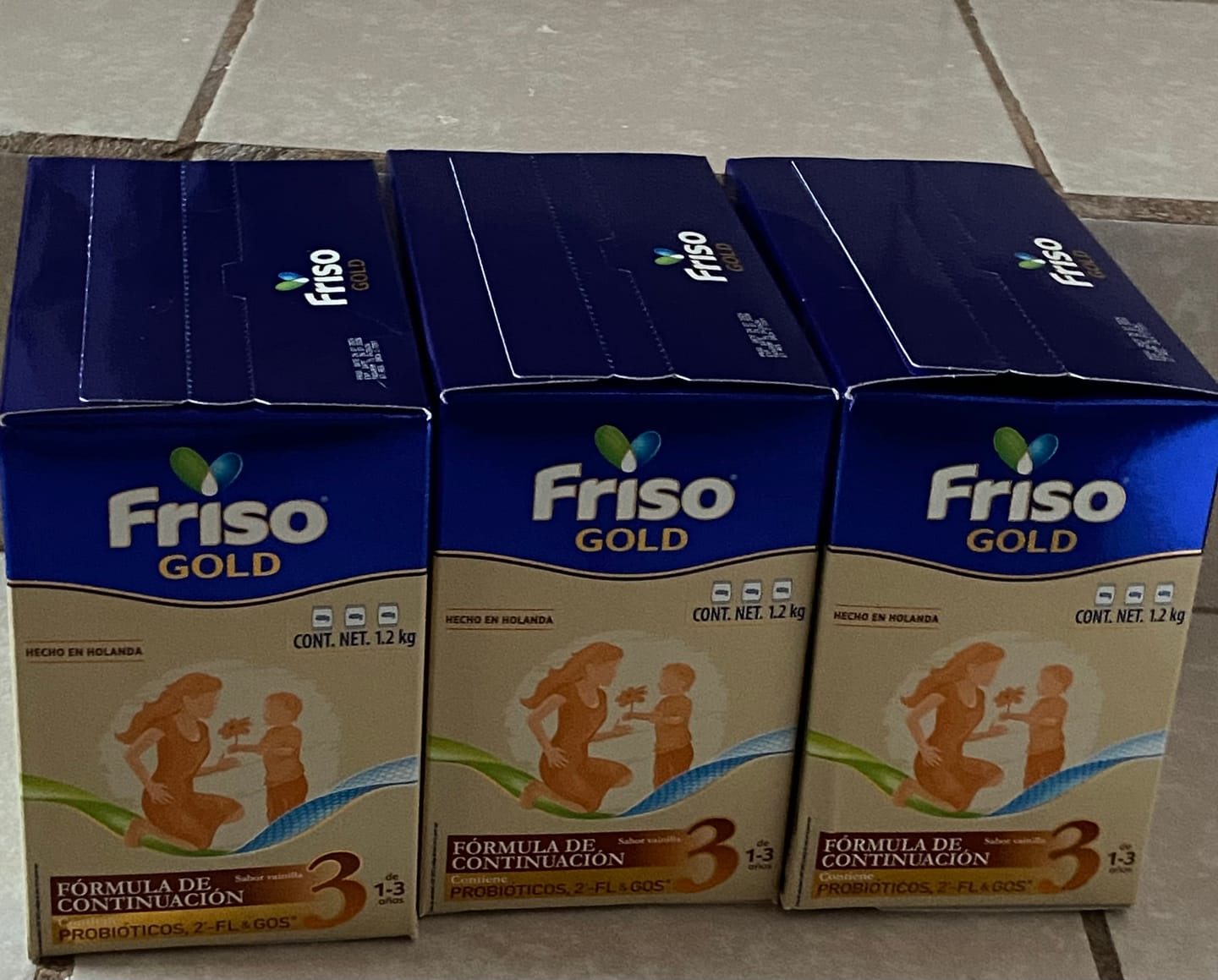Customer photo review of Friso Gold 3 (1-3 Años) 3 Pack 3.6 Kg
