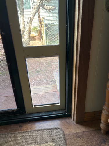 Customer photo review of Replacement Pet flap V3.0