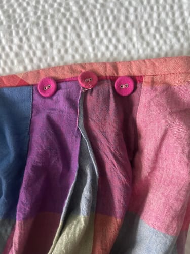 Customer photo review of FRIDA PANTS | PRISM CHEX