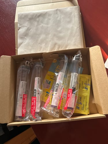 Customer photo review of 【オンライン診療ダイエット】￥17,000クーポン　定期便 マンジャロ  2.5mg 4本 / 1ヶ月毎 GLP-1ダイエット注射