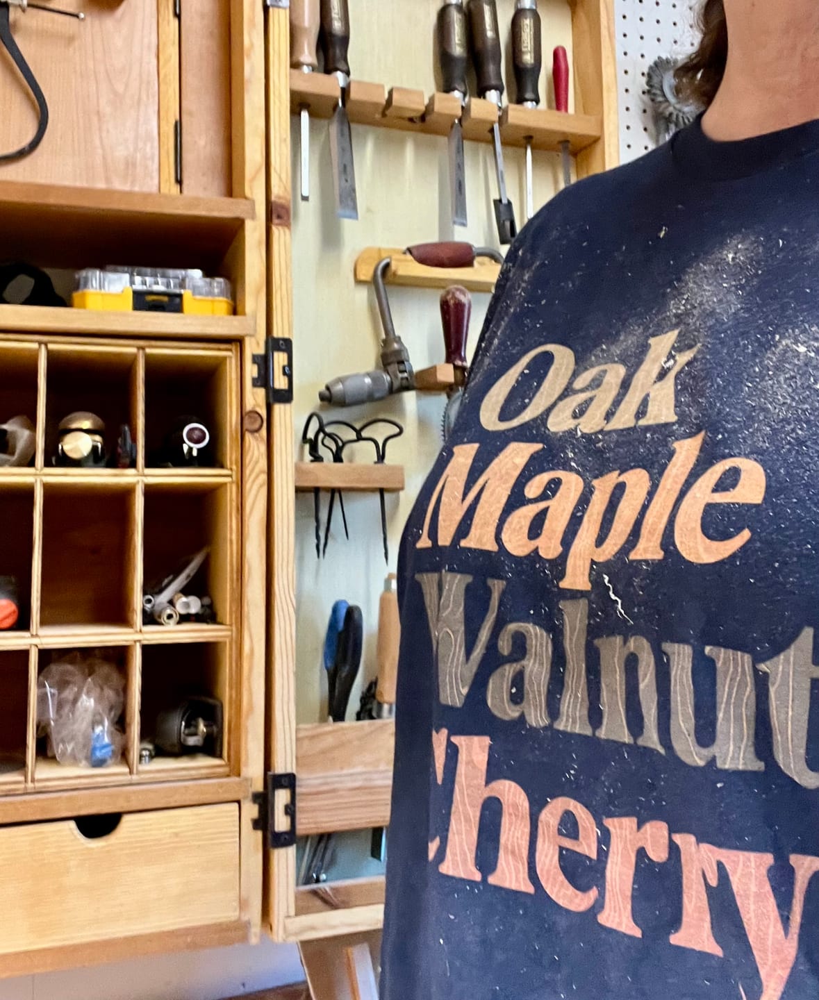 Customer photo review of Oak Maple Walnut Cherry