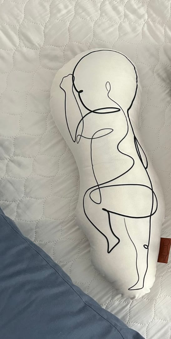 Customer photo review of Birth Pillow Line One