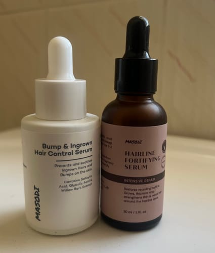 Customer photo review of BHA-AHA Bump, Ingrown & Acne Control Serum (30ml)