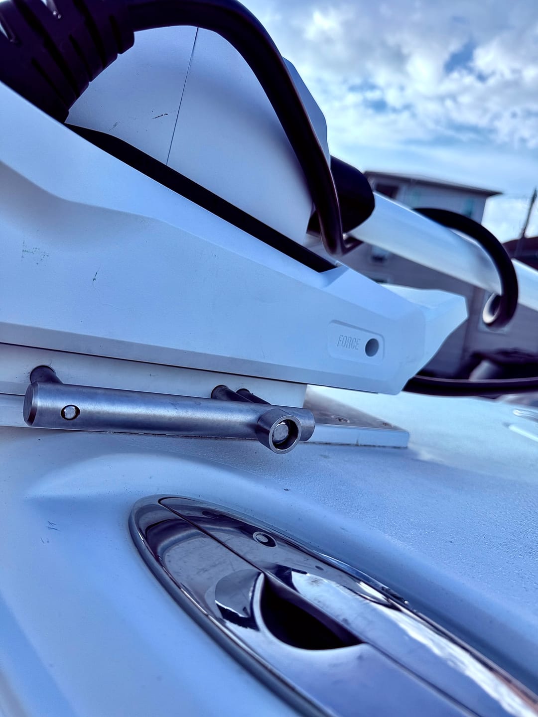 Customer photo review of Sea Secure Trolling Motor Lock