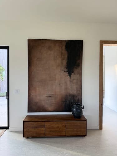 Customer photo review of Abstract Painting Canvas #AP128