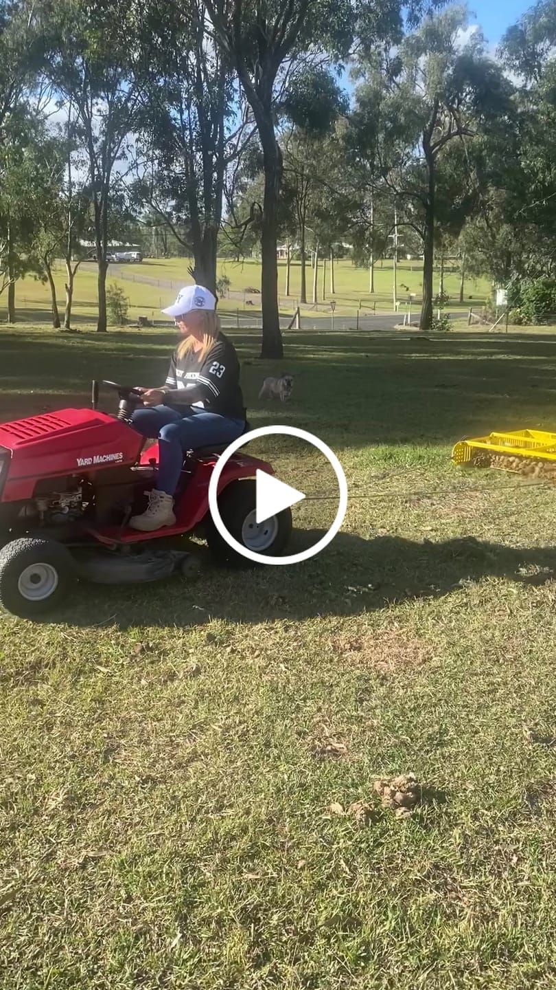 Customer video review of Scoop'N'Tow Manure Scooper / Paddock Field Cleaner + Trailer