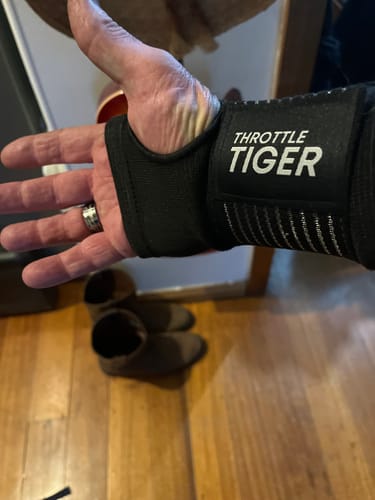 Customer photo review of Motorcycle Wrist Support - Ride Without Wrist Pain