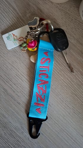 Customer photo review of Portachiavi + Stampina STICAZZ*