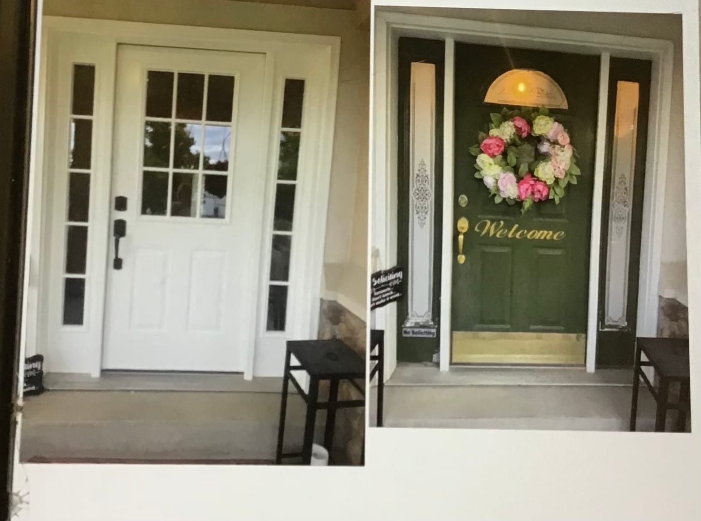 Customer photo review of Clear 5 Lite Glass and Frame Kit (Full Sidelite)