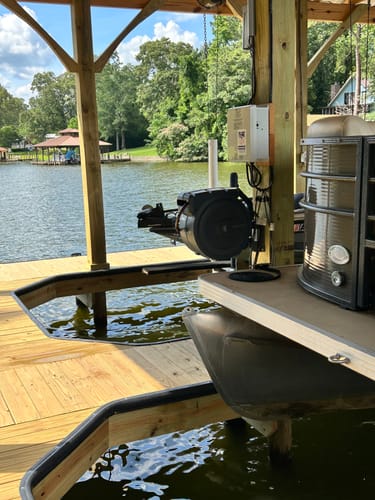 Customer photo review of Retractable Garden Hose Reel 62ft-155ft