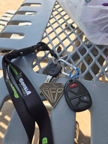 Customer photo review of DIAMOND KEYCHAIN