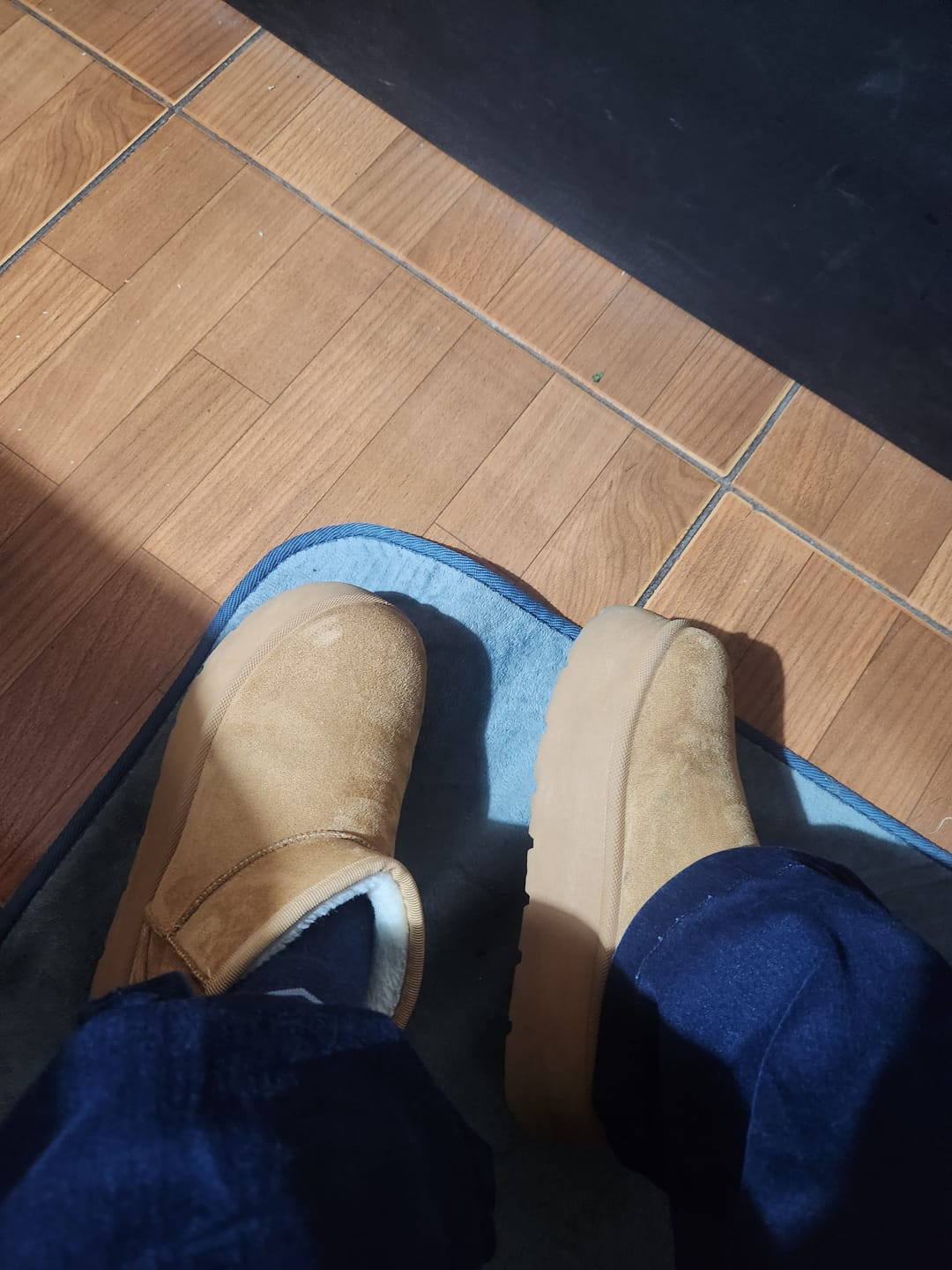 Customer photo review of Botín Camel Mujer 48111
