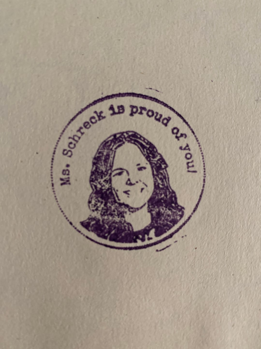 Customer photo review of Face Stamp﹘ Wood Stamp